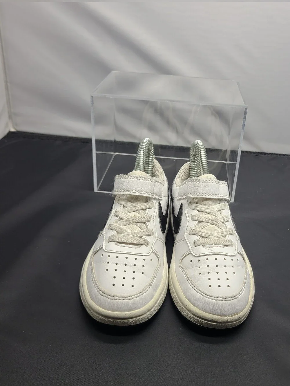 Nike Court Borough Low Recraft White Blk Preschool Casual kids Toddler size 11C